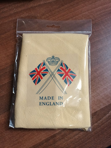 Chamois Quality 1.75 SqFt  with Made In England Flag