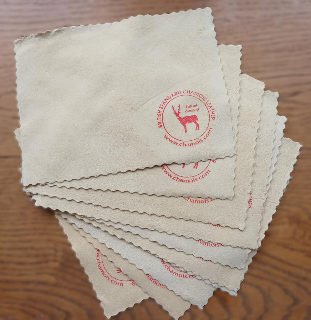 Potters Genuine Chamois Leather 10 Pack  17 x 12 cm